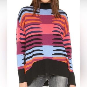 Mara Hoffman Multicolor Turtleneck Sweater